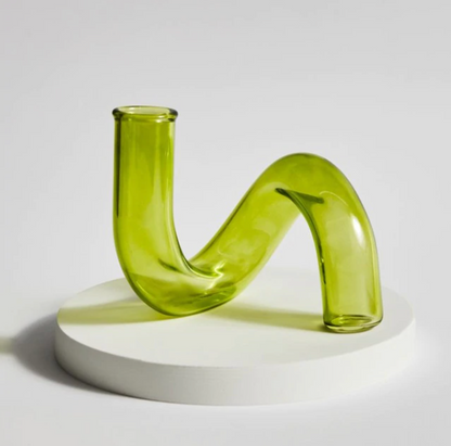Glazen Vase Kandelaar Hydroponic Uniek Loop Design