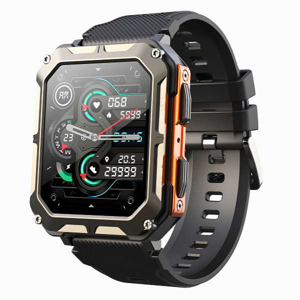 Titanguard™ – Unisex Smartwatch met Krasbestendig Glas en IP68 Waterdicht-1