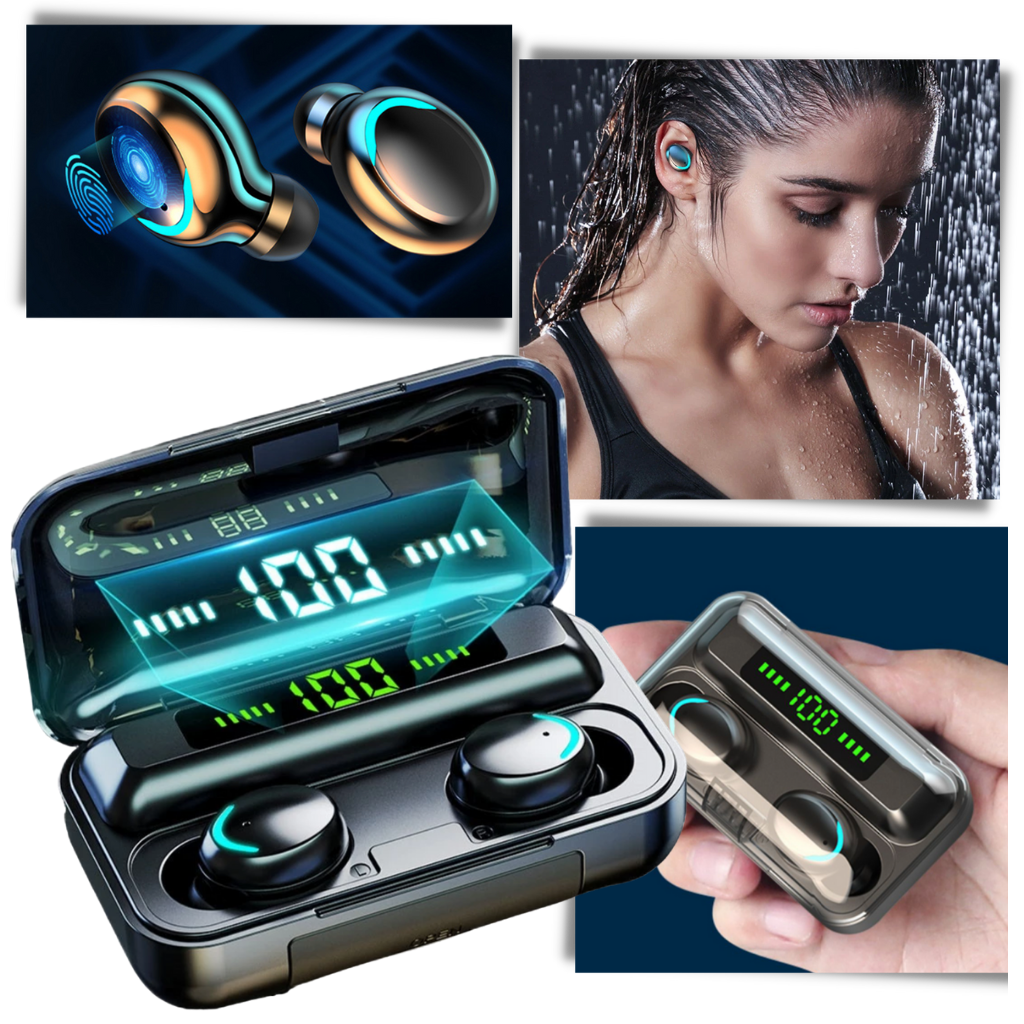 Bluetooth Oordopjes Draadloos met Oplaadbare Hoesje - Velinix
