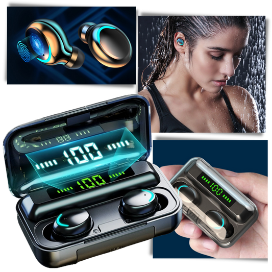 Bluetooth Oordopjes Draadloos met Oplaadbare Hoesje - Velinix