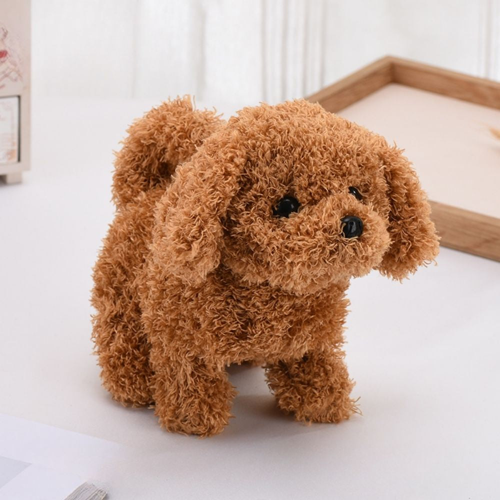 Interactieve Hond Speelgoed Knuffel met Beweging - Velinix