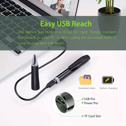 InvisiPen™ 1080p SpyCam Pen – Discreet & Professioneel