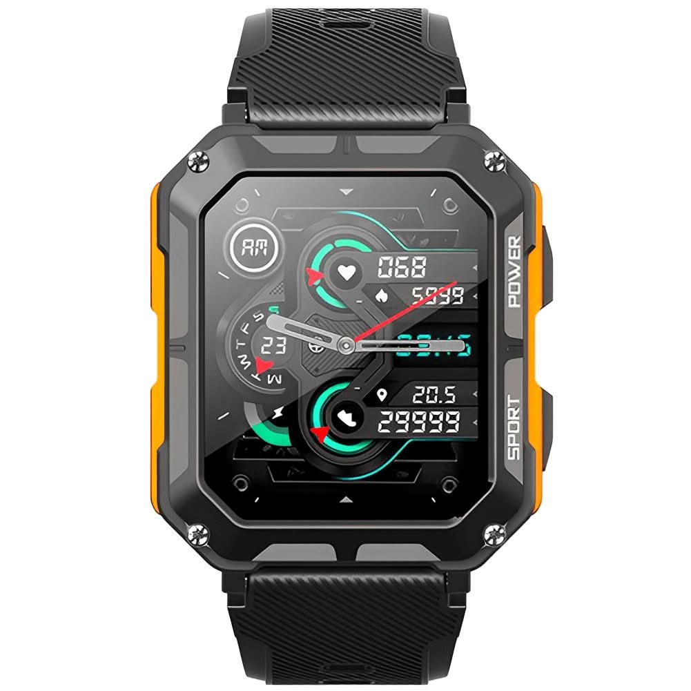 IronWatch - Onverwoestbare outdoor smartwatch voor mannen met lange batterijduur en gezondheidsfuncties 5