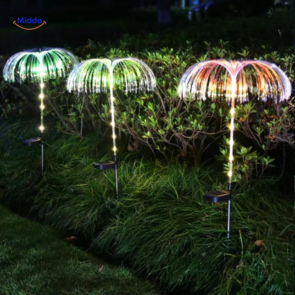 Kleurrijke Zonnelampen voor de Tuin met LED-verlichting