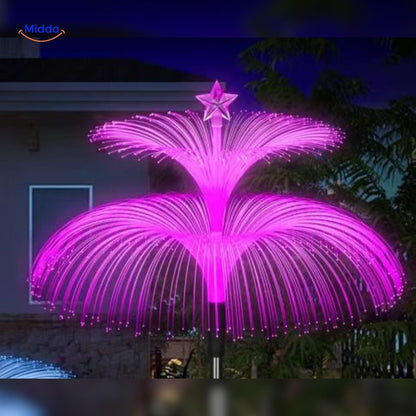 Kleurrijke Zonnelampen voor de Tuin met LED-verlichting