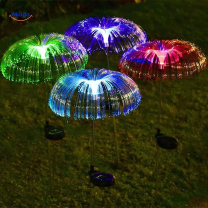 Kleurrijke Zonnelampen voor de Tuin met LED-verlichting