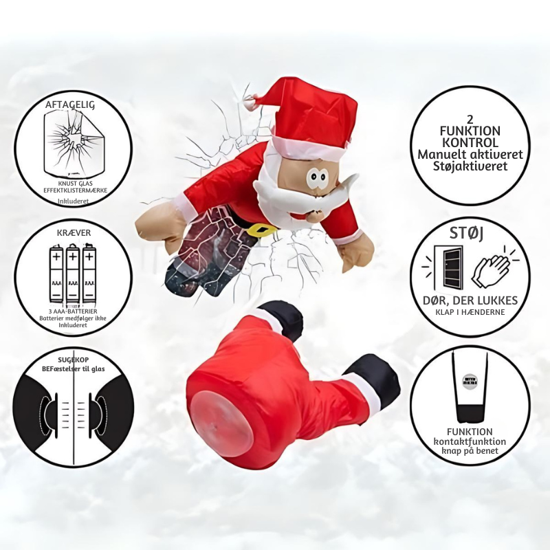 Kerst Decoratie Vensterstickers Santa Rendier Feestelijk