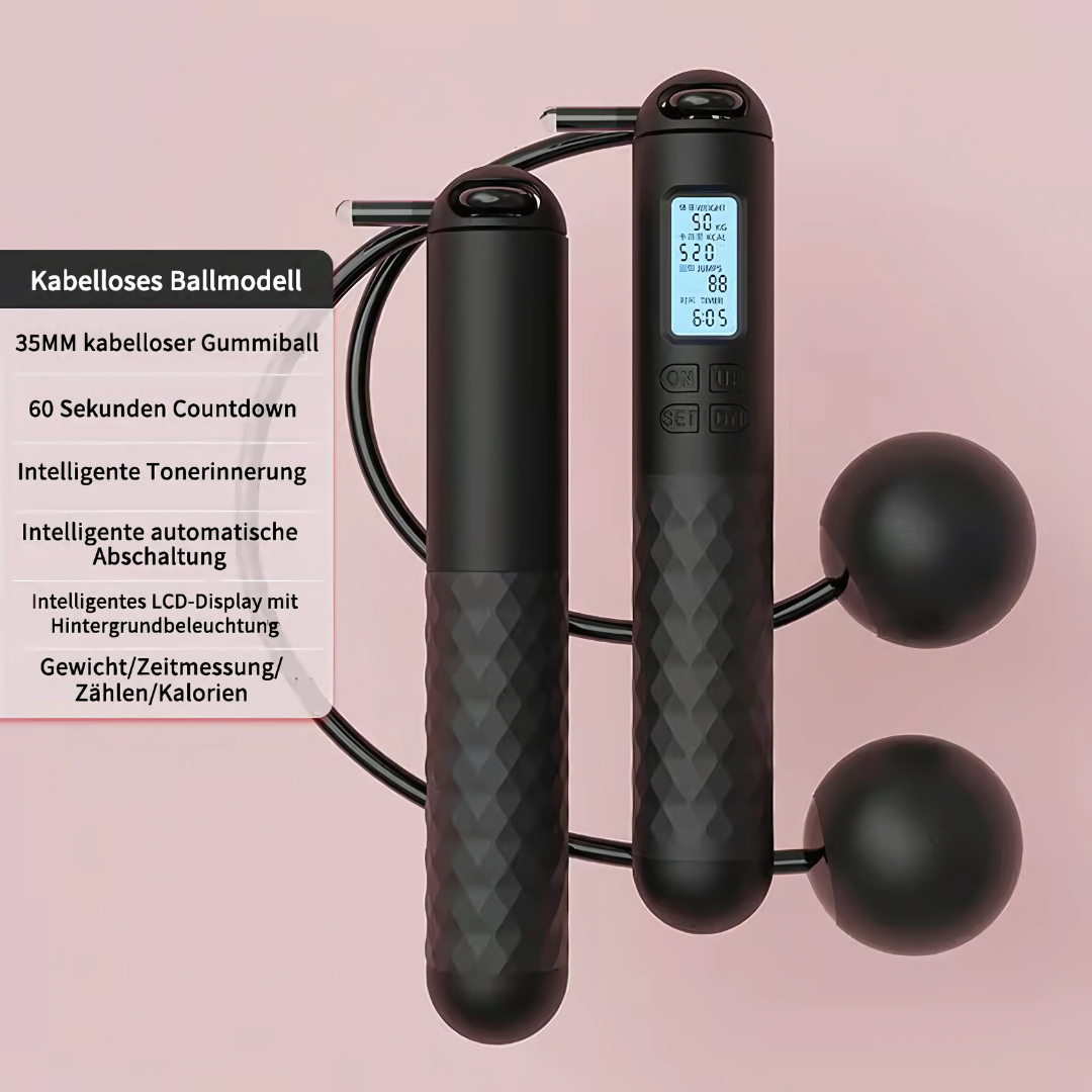 Draadloos Springtouw Fitness Trainingshulp Smart Functie - Velinix