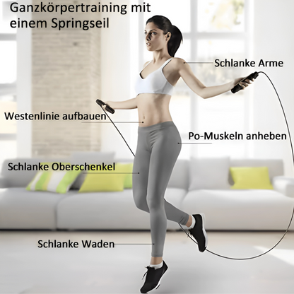 Draadloos Springtouw Fitness Trainingshulp Smart Functie
