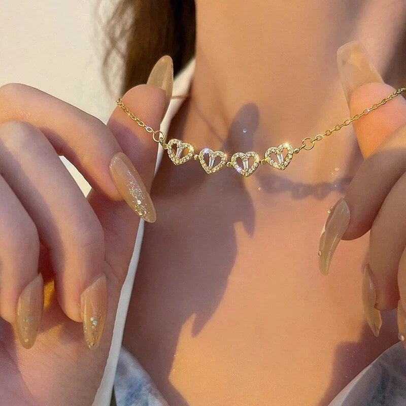 Luxe Gouden Halsketting met Hartje en Foto
