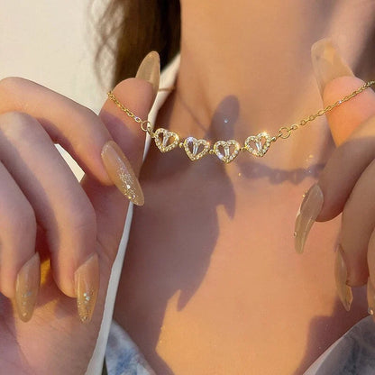 Luxe Gouden Halsketting met Hartje en Foto
