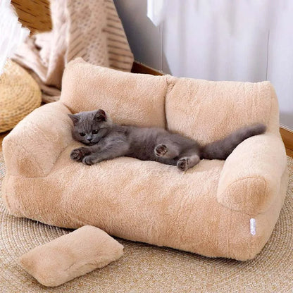 Honden Sofa Bed Pluche Fleece Comfortabel en Machinewasbaar