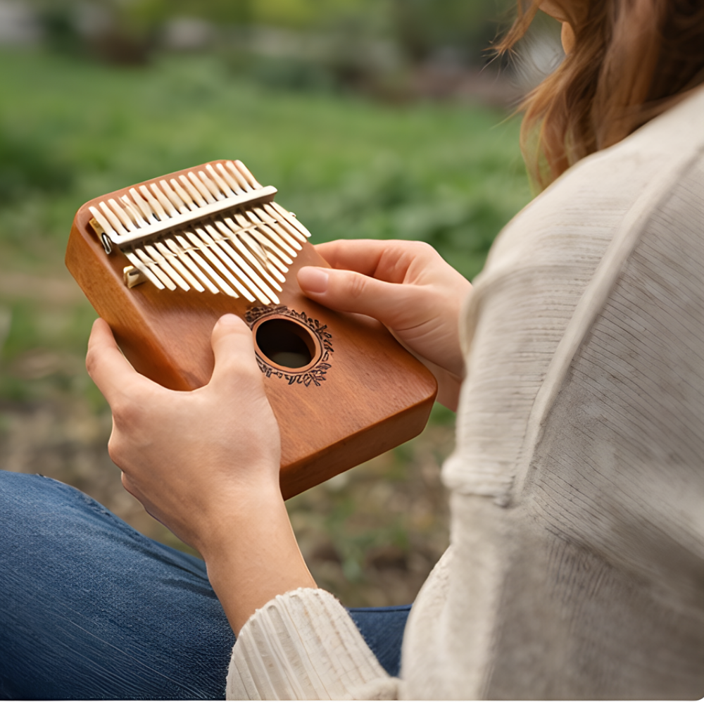 Houten Kalimba Duimpiano Muziekinstrument voor Beginners