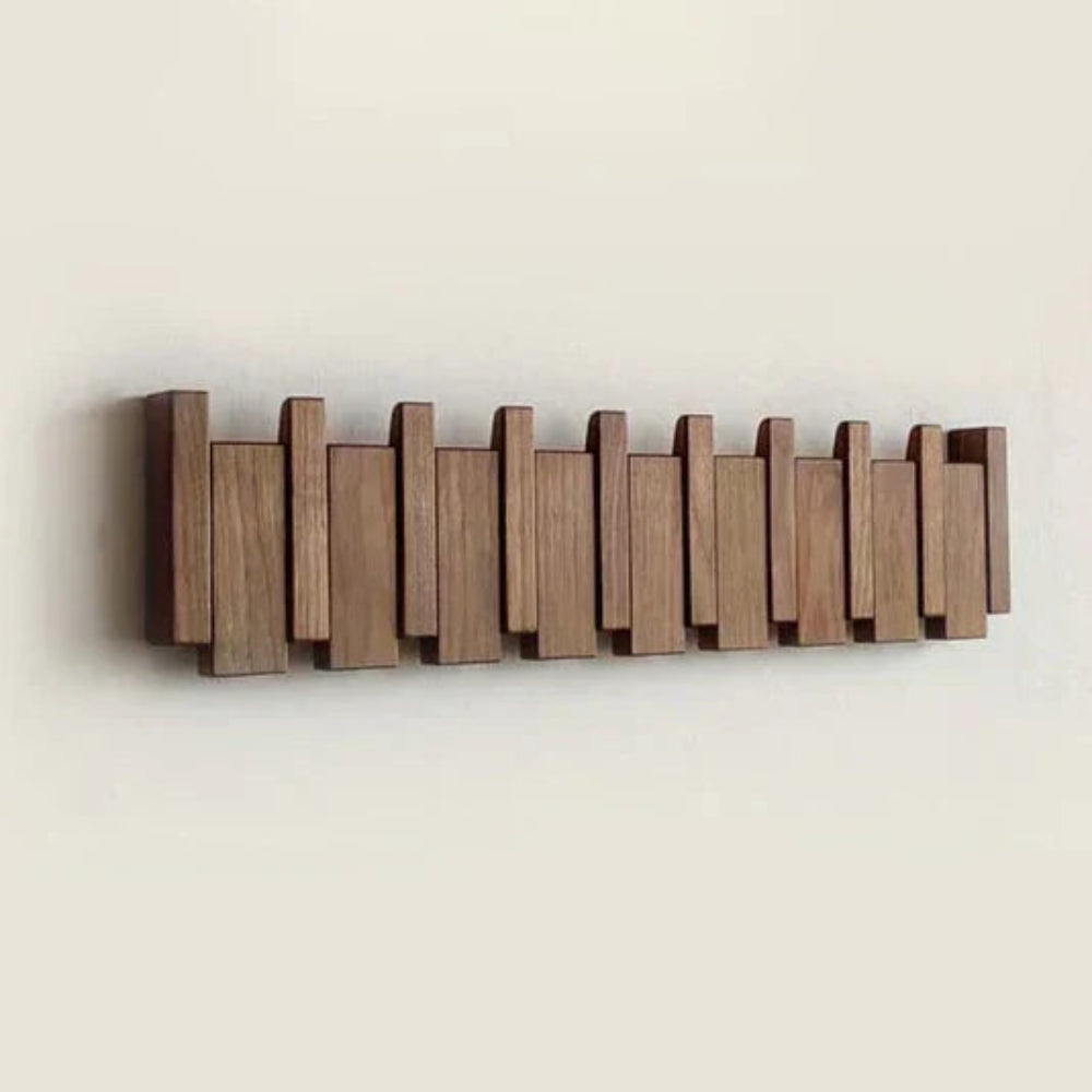 Wandkapstok Houten Inklapbare Haken Modern Design