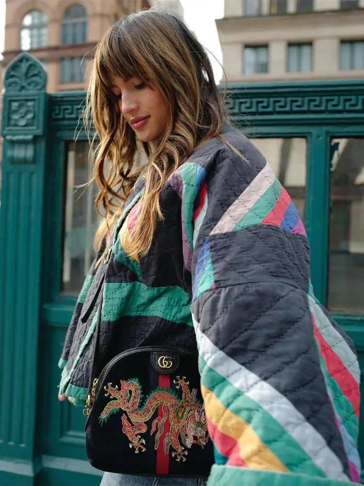 Veraia Jas | Boho Damesjas met Unieke Prints en Stijlvol Design
