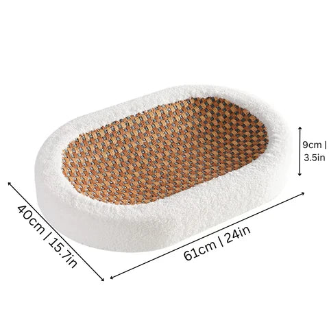 Kattenkrabpaal van hout en sisal met rustoppervlak – Voor katten in huis 3