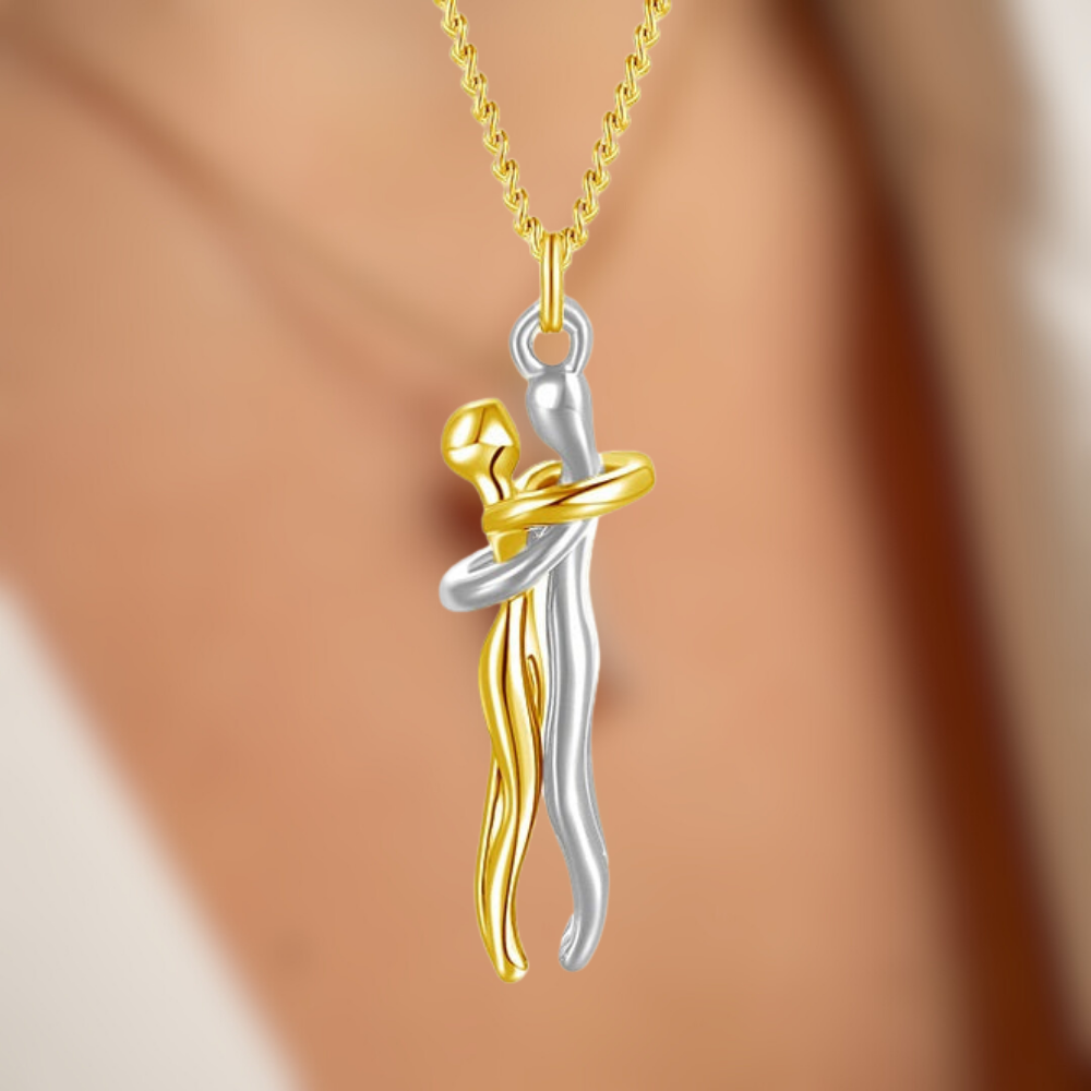 Ketting Sieraad Liefdessymbool Roestvrij Staal Koppel - Velinix