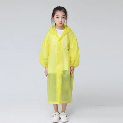 Waterdichte Regenjas Kinderen Transparant EVA