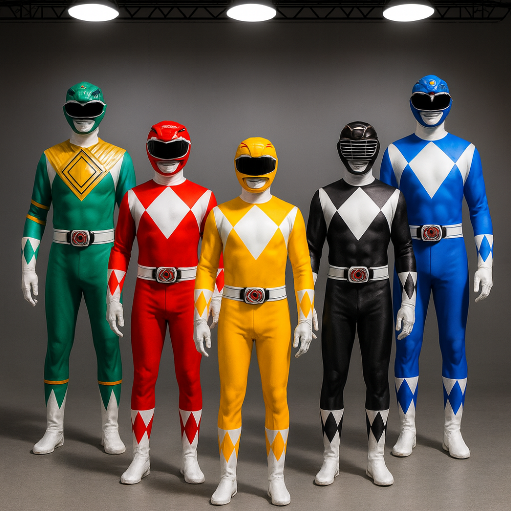 Kinder Superheld Kostuum Stretch Jumpsuit met Masker - Velinix