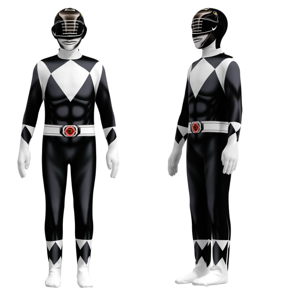 Kinder Superheld Kostuum Stretch Jumpsuit met Masker