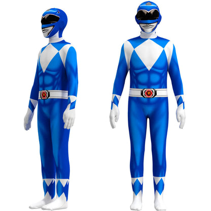 Kinder Superheld Kostuum Stretch Jumpsuit met Masker