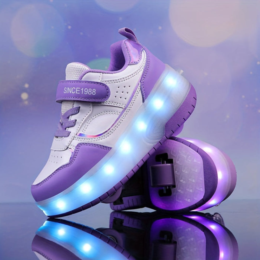 Kinderen Roller Sneakers met LED Lichtgevende Wielen