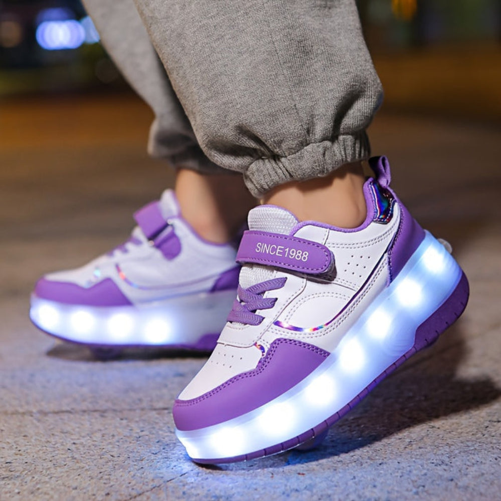 Kinderen Roller Sneakers met LED Lichtgevende Wielen - Velinix