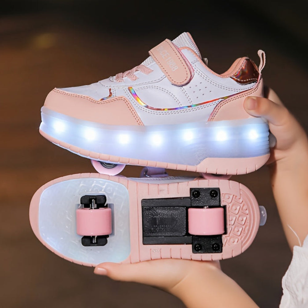 Kinderen Roller Sneakers met LED Lichtgevende Wielen