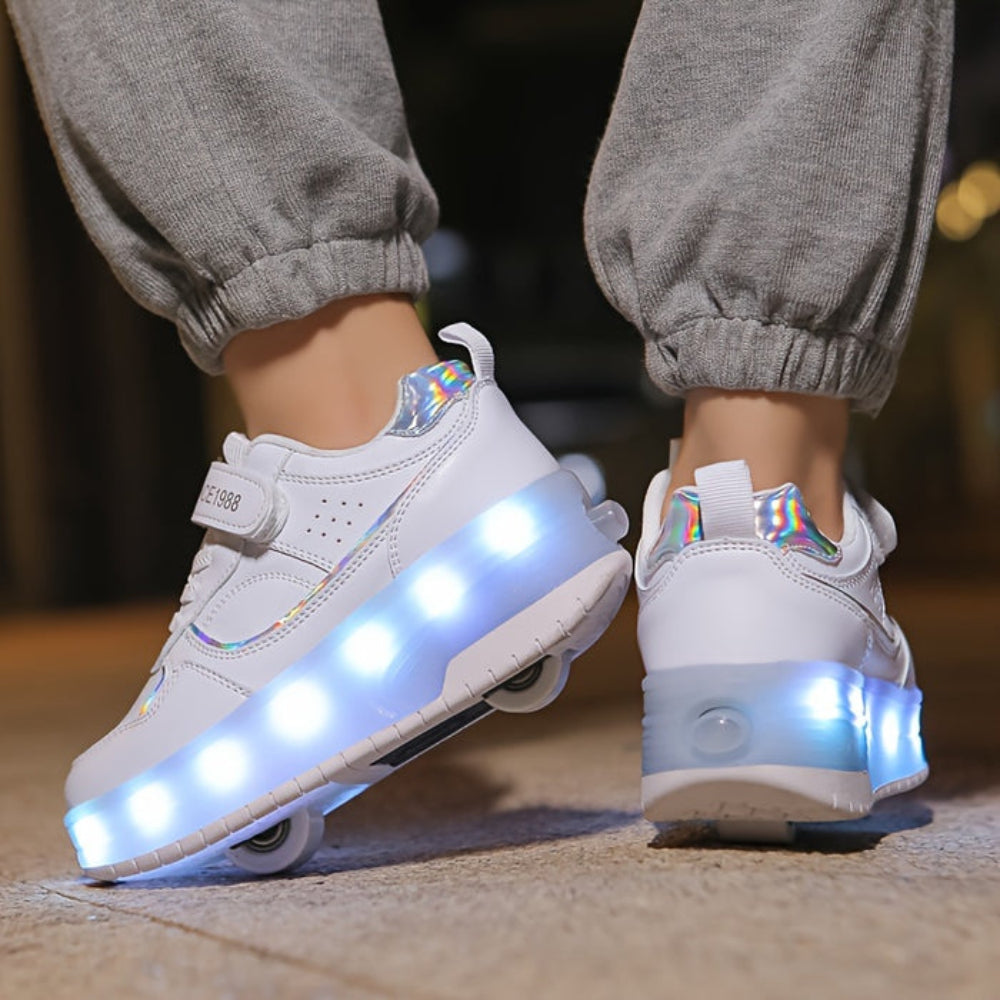 Kinderen Roller Sneakers met LED Lichtgevende Wielen