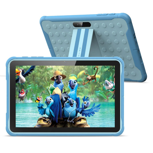 Kinder Tablet 10 Inch Android 64GB met Beschermhoes - Velinix