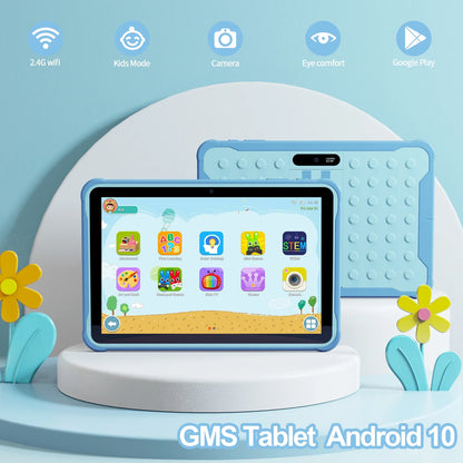 Kinder Tablet 10 Inch Android 64GB met Beschermhoes