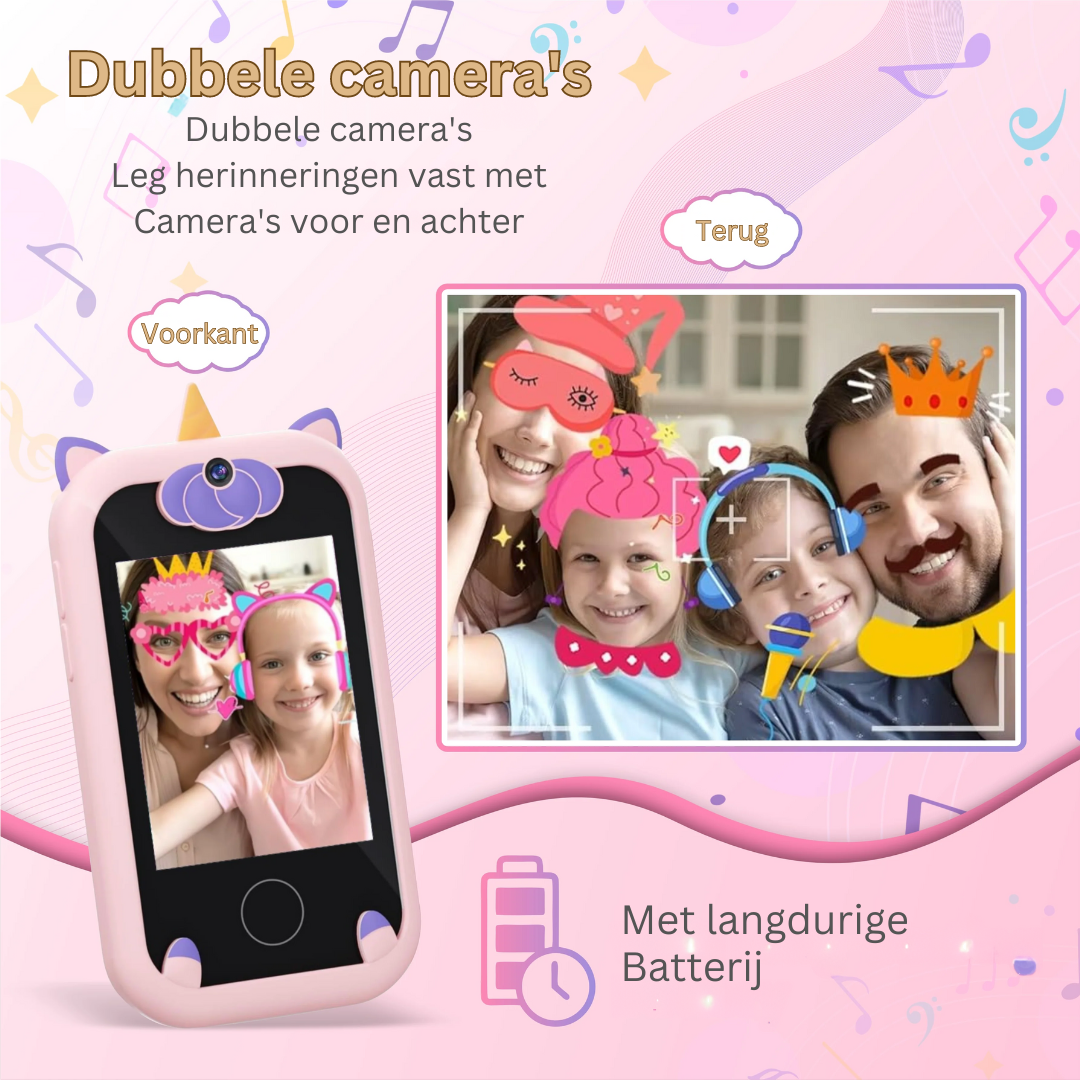 KiddieClick Camera voor Kinderen Leer en Speel