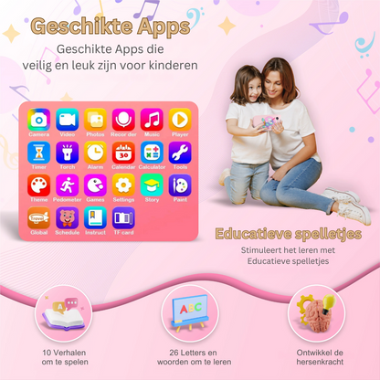KiddieClick Camera voor Kinderen Leer en Speel