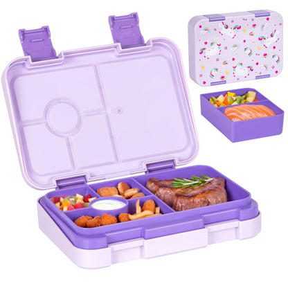 Lunchbox Bento Kinderschoolbestendig Magnetronbestendig Lekvrij