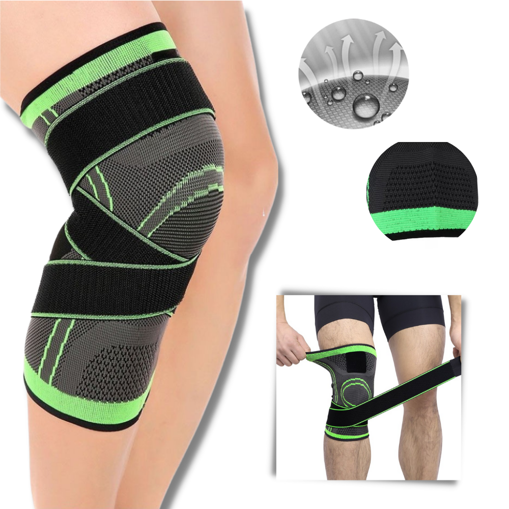 Knie Sleeve Compressie Verband voor Ondersteuning - Velinix