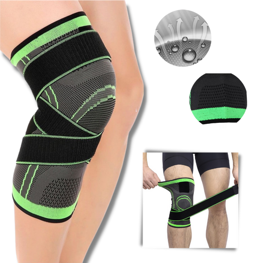 Knie Sleeve Compressie Verband voor Ondersteuning - Velinix