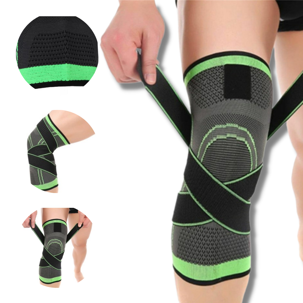 Knie Sleeve Compressie Verband voor Ondersteuning