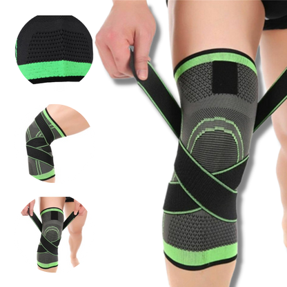 Knie Sleeve Compressie Verband voor Ondersteuning