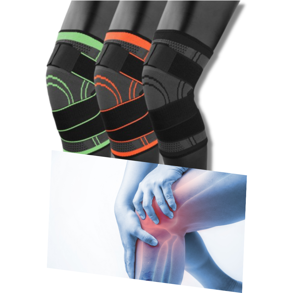Knie Sleeve Compressie Verband voor Ondersteuning