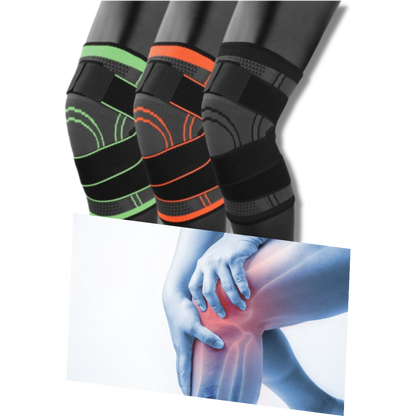 Knie Sleeve Compressie Verband voor Ondersteuning