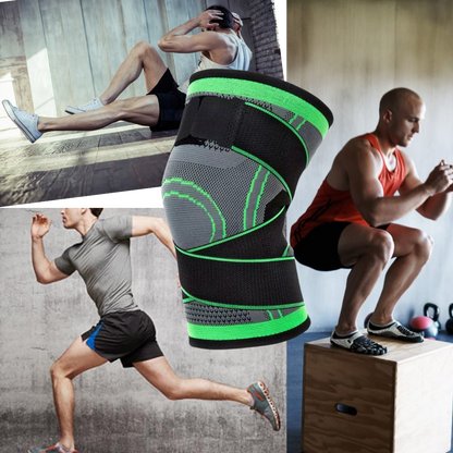 Knie Sleeve Compressie Verband voor Ondersteuning