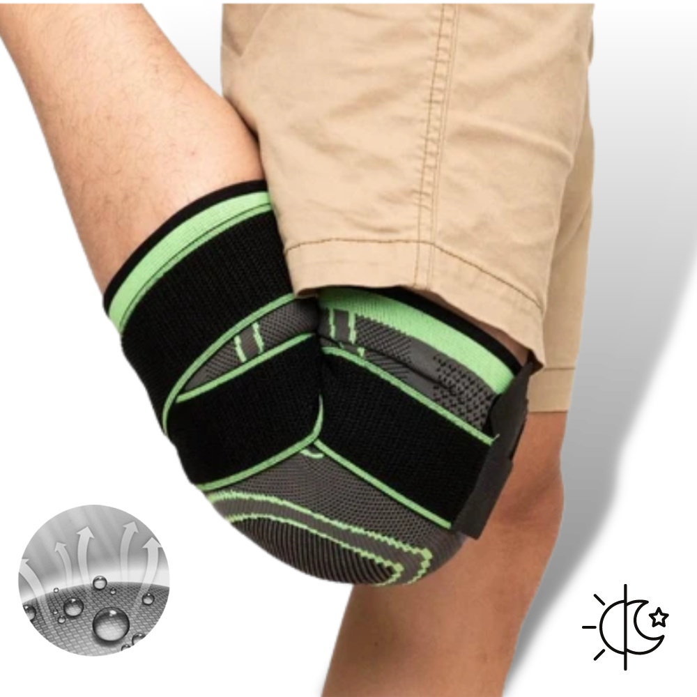 Knie Sleeve Compressie Verband voor Ondersteuning