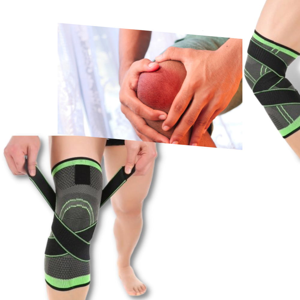 Knie Sleeve Compressie Verband voor Ondersteuning