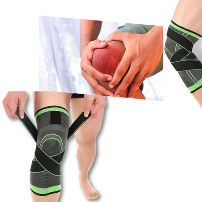 Knie Sleeve Compressie Verband voor Ondersteuning