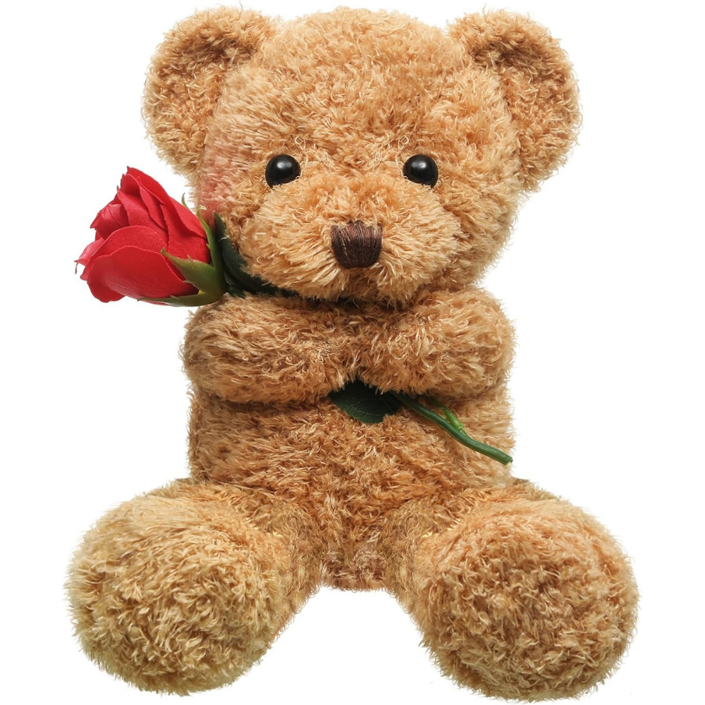 Rozenbeer Pluche Knuffel Zachte Valentijnsdag Cadeau