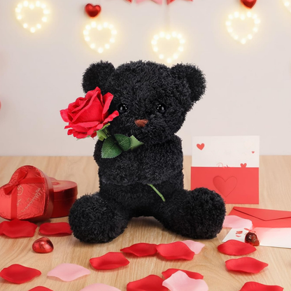 Rozenbeer Pluche Knuffel Zachte Valentijnsdag Cadeau