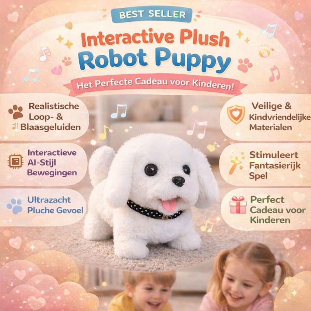 Interactieve Puppy Speelgoed Hond Robot Realistisch