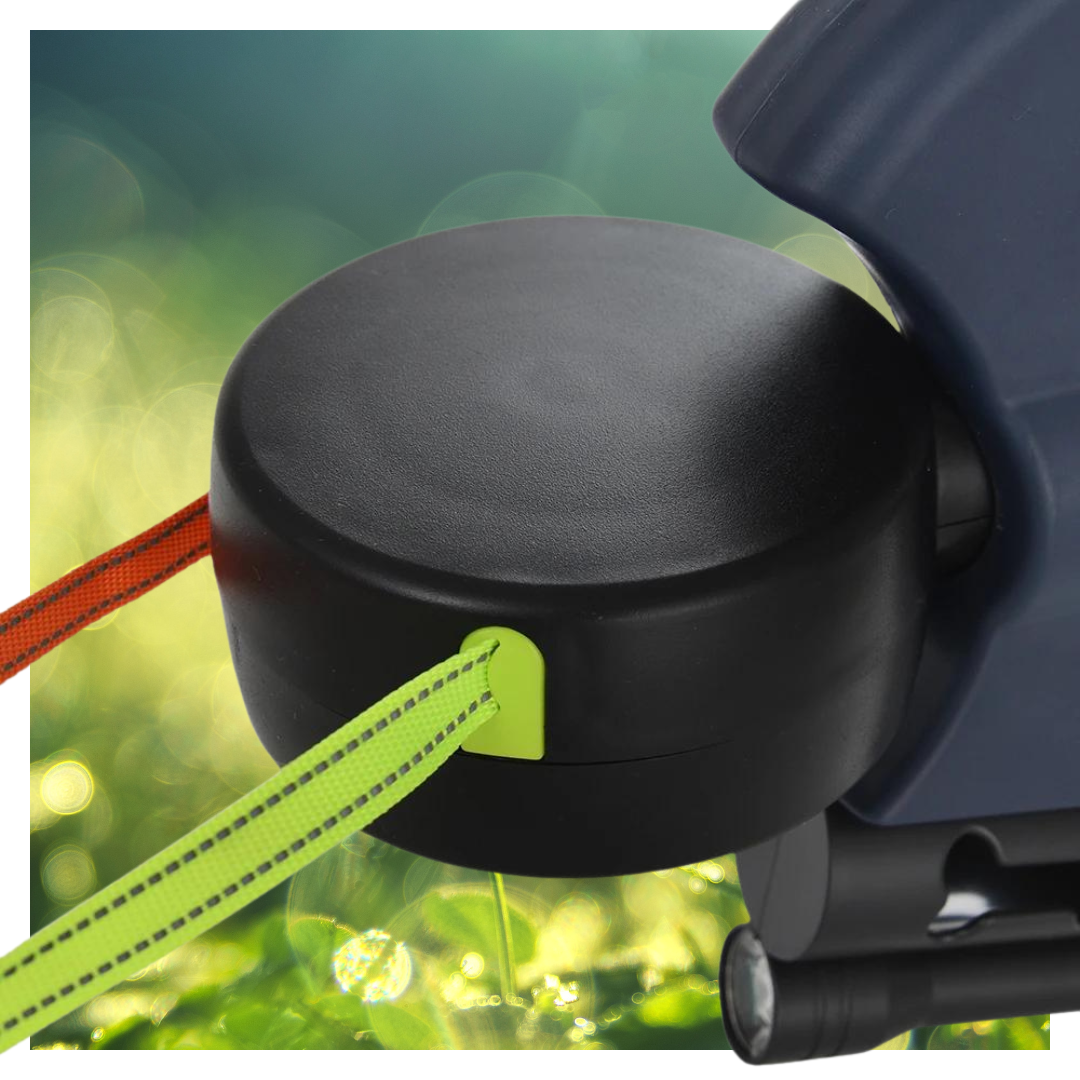 Dubbele Hondenriem met LED Licht Intrekbare Leash