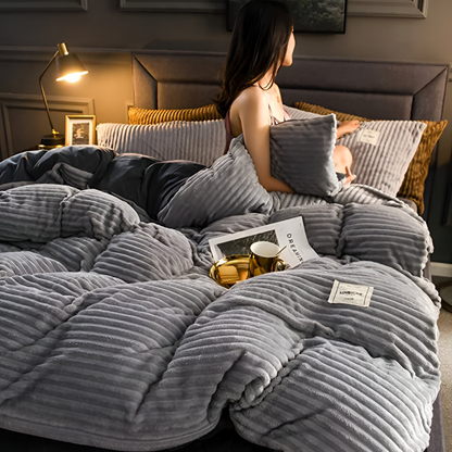 Zachte Fleece Beddensprei Warm en Kuschelig voor Winter