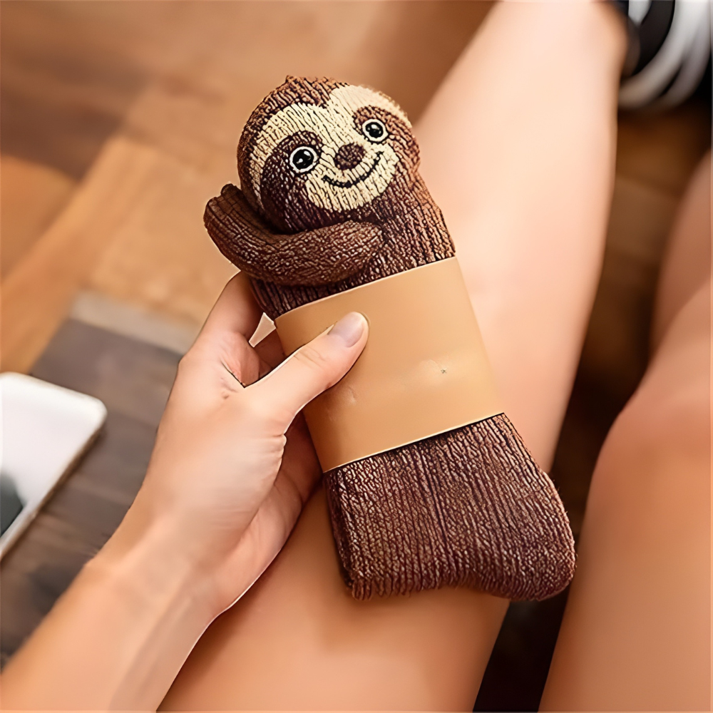 Dierensokken Unisex Warm Antislip 3D Design